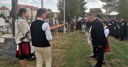 A temetőben emlékeztek meg Gyergyószentmiklóson